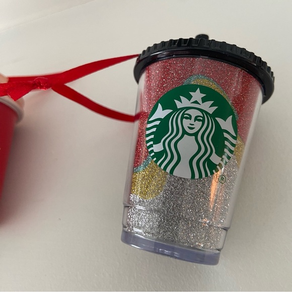 Starbucks Festive Mini Cup Ornament Collection - Set of 5 - Picture 6 of 7